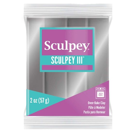 Picture of Sculpey III Polymer Clay 2oz Silver
