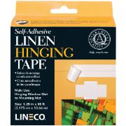 Picture of Self-Adhesive Linen Hinging Tape White 1.25"X35'