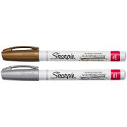 Picture of Sharpie Extra Fine Oil-Based Paint Markers 2/Pkg Gold, Silver