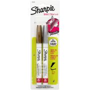 Picture of Sharpie Extra Fine Oil-Based Paint Markers 2/Pkg Gold, Silver