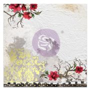 Picture of Magnolia Rouge Double-Sided Cardstock 12"X12"-A Little Damask