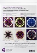 Picture of Marti Michell 14" Mariner's Compass Template 6pcs W/Instruction Booklet