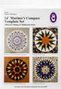Picture of Marti Michell 14" Mariner's Compass Template 6pcs W/Instruction Booklet
