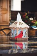 Picture of Mary Maxim Plastic Canvas Tissue Box Kit 5" Bird Feeder (7 Count)