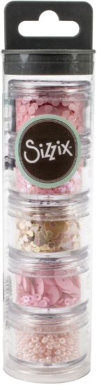Picture of Sizzix Making Essential Sequins & Beads 5/Pkg Cherry Blossom, 5g Per Pot