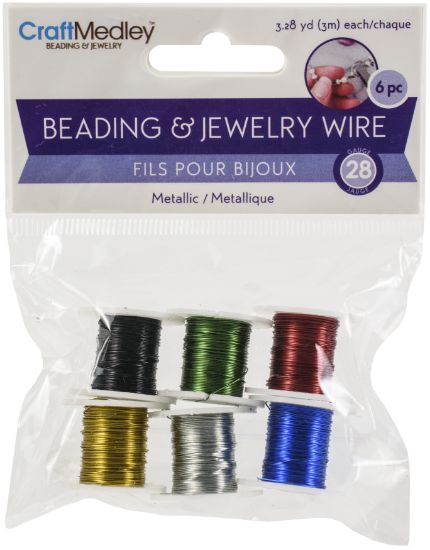 Picture of Metallic Wire 28g 6/Pkg Basic
