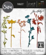 Picture of Sizzix Thinlits Dies By Tim Holtz 5/Pkg Wildflower Stems #3