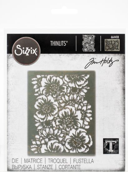 Picture of Sizzix Thinlits Dies By Tim Holtz Bouquet
