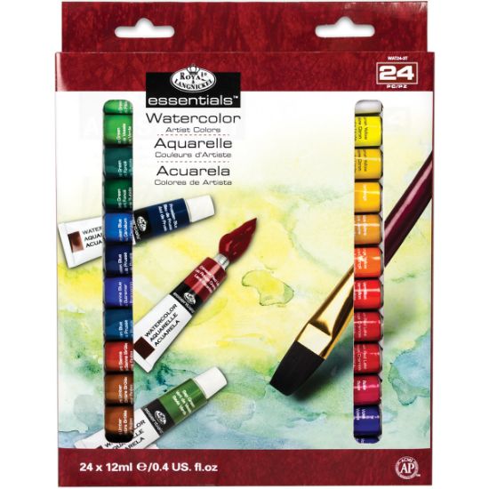 Picture of Watercolor Paints 12ml 24/Pkg Assorted Colors