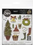 Picture of Sizzix Thinlits Dies By Tim Holtz Festive Things