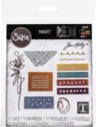 Picture of Sizzix Thinlits Dies By Tim Holtz Media Marks