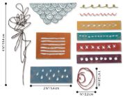 Picture of Sizzix Thinlits Dies By Tim Holtz Media Marks