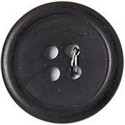 Picture of Slimline Buttons Series 1 Black 4-Hole 3/4" 3/Pkg