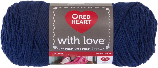 Picture of Red Heart With Love Yarn Navy