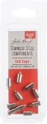 Picture of Stainless Steel End Cap 10/Pkg 8x4.5mm