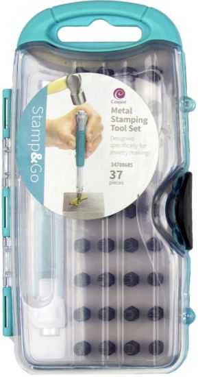 Picture of Stamp & Go Metal Stamping Tool Kit Silver/Teal