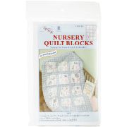 Picture of Stamped White Nursery Quilt Blocks 9"X9" 12/Pkg ABC