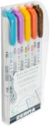 Picture of Zebra Mildliner Double Ended Marker Bold & Fine Point 5/Pkg Warm