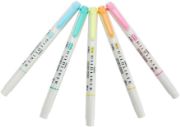 Picture of Zebra® Mildliner Double Ended Highlighter, Chisel/Bullet Tip, Assorted Colors, 5/Pack