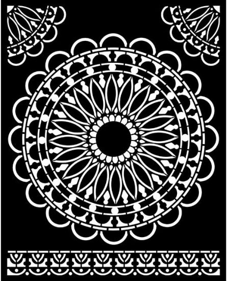 Picture of Stamperia Stencil 7.87"X9.84" Round Lace, Atelier Des Arts