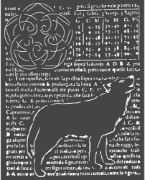 Picture of Stamperia Stencil 7.87"X9.84" Wolf, Arctic Antarctic