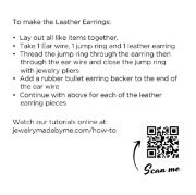 Picture of Leather Earring Kit 