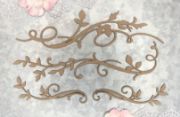 Picture of Scrapaholics Laser Cut Chipboard 1.8mm Thick Leafy Flourish 2, 4/Pkg, 3"-1.5"