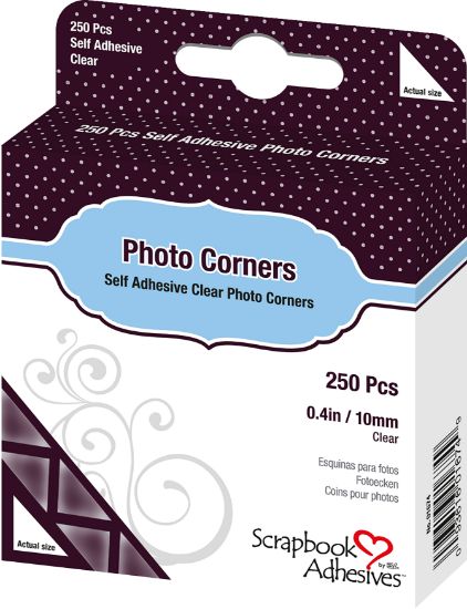 Picture of Scrapbook Adhesives Photo Corners Self-Adhesive .375" 250/Pk Clear