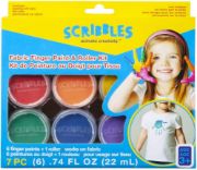Picture of Scribbles Fabric Finger Paint & Roller Kit Rainbow