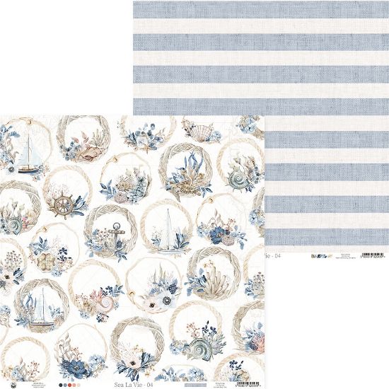 Picture of Sea La Vie Double-Sided Cardstock 12"X12"-#04