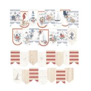 Picture of Sea La Vie Double-Sided Cardstock Die-Cuts 15/Pkg-Banner