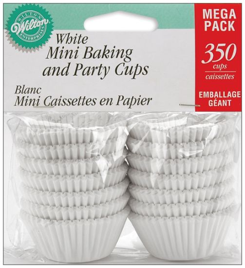Picture of Mini Baking Cups White 350/Pkg