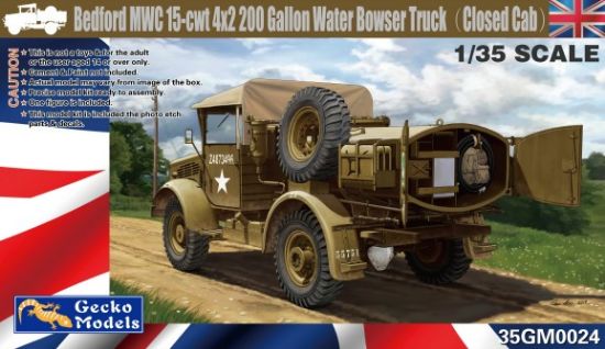 Picture of 1/35 Bedford MWC 15cwt 4x2 200 Gallon Water Bowser Truck Closed Cab