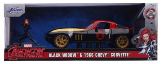 Picture of 1/24 Avenger 1966 Corvette w/Black Widow Figure