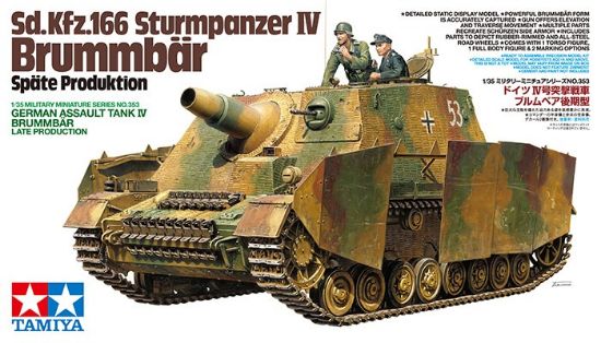 Picture of 1/35 German SdKfz 166 Sturmpanzer IV Brummbar Late Assault Tank