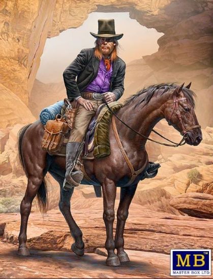 Picture of 1/35 Outlaw Gunslinger: Gentleman Jim Jameson Hired Gun on Horse