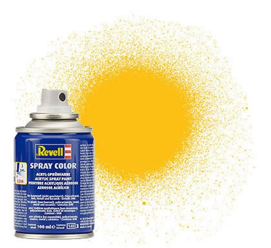 Picture of 100ml Acrylic Yellow Mat Spray (2/Bx)