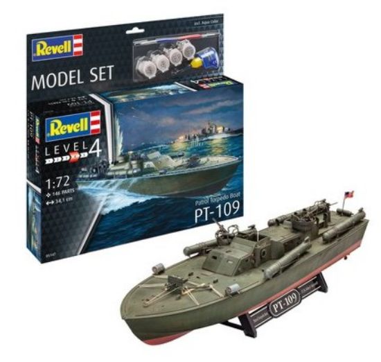 Picture of 1/72 PT109 Patrol Torpedo Boat w/paint & glue