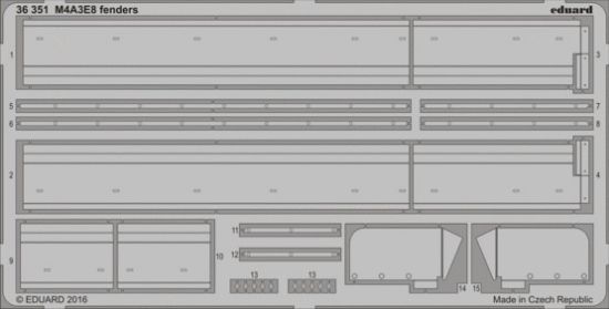 Picture of 1/35 Armor- M4A3E38 Fenders for ITA