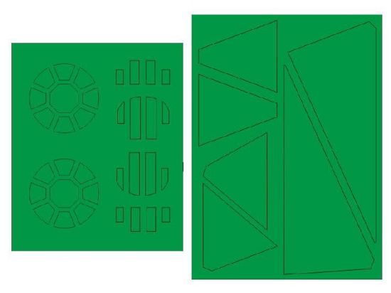 Picture of 1/72 Star Wars Tie Striker Mask for BAN (D)