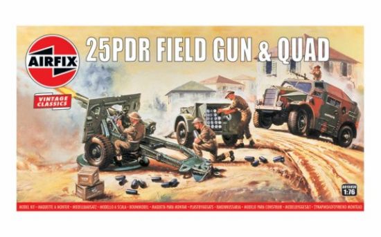 Picture of Airfix A01305 25pdr Field Gun & Quad
