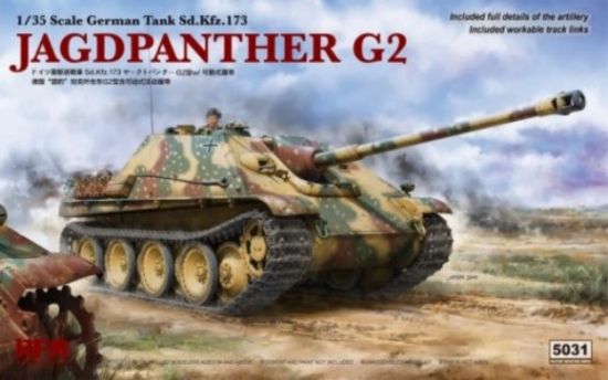 Picture of 1/35 German Jagdpanther G2 SdKfz 173 Tank w/Workable Track Links