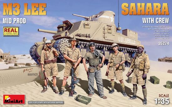 Picture of 1/35 M3 Lee Mid Production Sahara Tank w/5 Crew