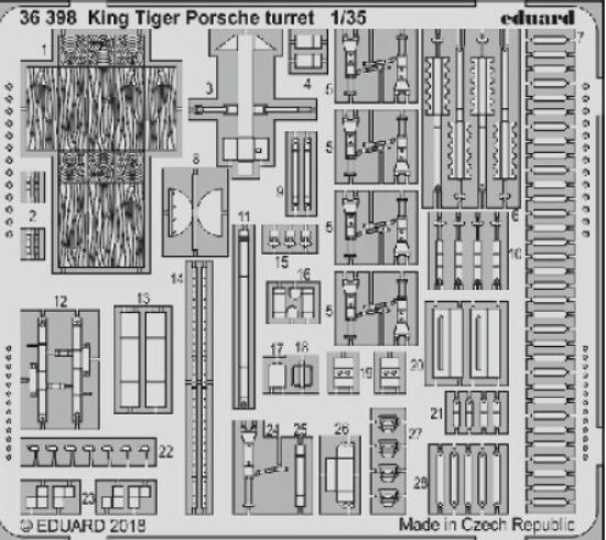 Picture of 1/35 Armor- King Tiger Porsche Turret for MGK(D)