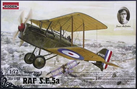 Picture of 1/72 SE5a RAF BiPlane Fighter w/Hispano Suiza Engine