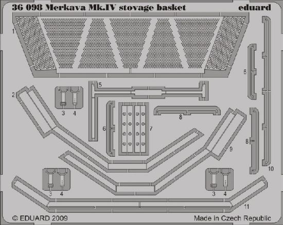 Picture of 1/35 Armor- Merkava Mk IV Stowage Basket for ACY(D)