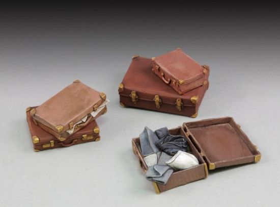 Picture of 1/35 Assorted Suitcases (5) (Resin)