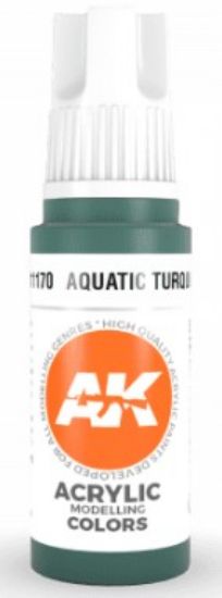 Picture of Aquatic Turquoise Acrylic Paint 17ml Bottle