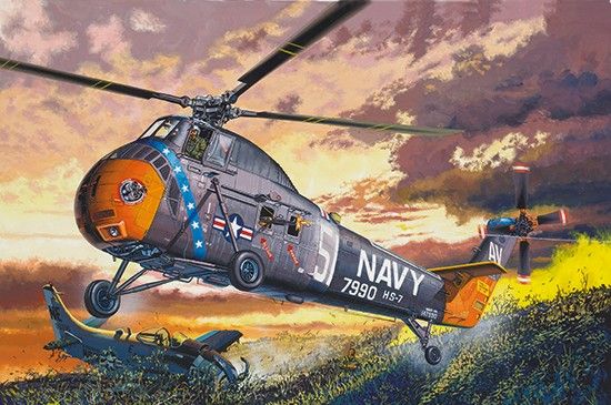 Picture of 1/48 H34 US Navy Rescue Helicopter (Formerly Gallery Models)