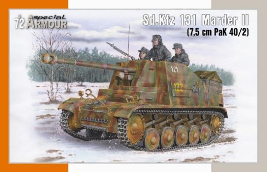 Picture of 1/72 SdKfz 131 Marder II Tank w/7.5cm Pak 40/2 Gun
